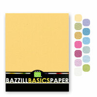 Bazzill - Cardstock Pack - 8.5 x 11 - Light Orange Peel Texture