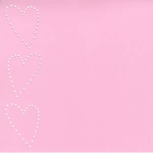 Bazzill Basics - In Stitch'z Cardstock - Hearts - Romance, CLEARANCE