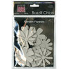 Bazzill - Chips - Die Cut Chipboard Shapes - Garden Flowers