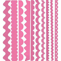 Bazzill Basics - Just the Edge - 12 Inch Cardstock Strips - Chablis, CLEARANCE