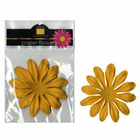 Bazzill Basics - Paper Flowers - Gerbera 3 Inch - Candle, CLEARANCE