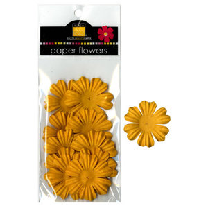 Bazzill Basics - Paper Flowers - Primula 1 Inch - Candle, CLEARANCE