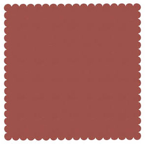Bazzill Basics - 12x12 Square Mini Scalloped Cardstock - Maraschino, CLEARANCE