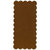 Bazzill Basics - 5.5x11.5 Rectangle Scalloped Cardstock - Geneva, CLEARANCE