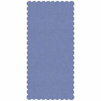 Bazzill Basics - 5.5x11.5 Rectangle Mini Scalloped Cardstock - Sydney, CLEARANCE