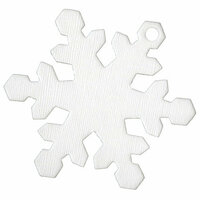 Bazzill Basics - Chips - Chipboard Tags - Snowflake