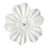 Bazzill Basics - Paper Flowers - 1 Inch Primula - White, CLEARANCE