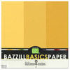 Bazzill - Dotted Swiss - 12 x 12 Cardstock Pack - 15 Sheets - Honey Trio