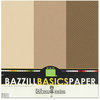 Bazzill - Dotted Swiss - 12 x 12 Cardstock Pack - 15 Sheets - Mud Puddle Trio
