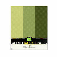 Bazzill - Dotted Swiss - 8.5 x 11 Cardstock Pack - 15 Sheets - Cloverleaf Trio