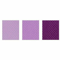 Bazzill Basics - Dotted Swiss - 8.5 x 11 Cardstock Pack - 15 Sheets - Plum Pudding Trio