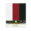 Bazzill - Dotted Swiss - 8.5 x 11 Cardstock Pack - 15 Sheets - Phoenix Trio