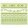 Bazzill Basics - Just the Edge III - 12 Inch Cardstock Strips - Lemon Lime, CLEARANCE