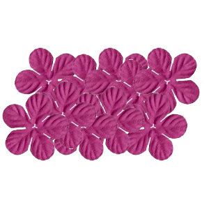 Bazzill Basics - 1.75 Inch Paper Flowers - Tropical Bubble Gum, CLEARANCE