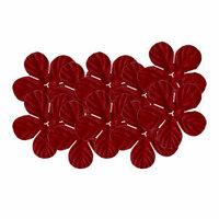 Bazzill Basics - 1.75 Inch Paper Flowers - Tropical Ruby Slipper, CLEARANCE
