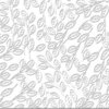 Bazzill - 12 x 12 Embossed Cardstock - Peek-a-boo Leaves - White