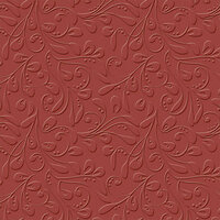 Bazzill - 12 x 12 Embossed Cardstock - Vintage Vines - Ruby Slipper