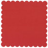 Bazzill Basics - 12 x 12 Square Scalloped Cardstock - Dotted Swiss - Phoenix