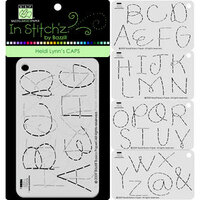 Bazzill - In Stitch'z Collection - Stitching Template - Heidi Lynn's Caps