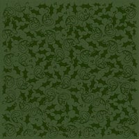 Bazzill Basics - 12 x 12 Glazed Cardstock - Holly Flourish - Ivy