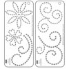 Bazzill - Jewel Templates - Flowers and Flourishes