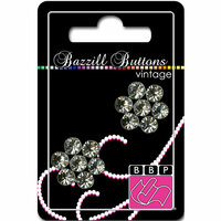 Bazzill Basics - Vintage Collection - Jewel Buttons - Bling - Madeline