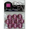 Bazzill Basics - Modern Collection - Buttons - Bling - Petunia Pink, CLEARANCE