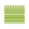Bazzill Basics - Half The Edge Collection - 6 Inch Cardstock Strips - Parakeet, CLEARANCE
