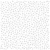 Bazzill Basics - 12 x 12 Glazed Cardstock - Polka Dot - Bazzill White