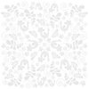 Bazzill Basics - 12 x 12 Glazed Cardstock - Fancy Bird - Bazzill White