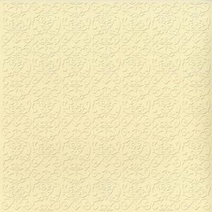 Bazzill Basics - 12 x 12 Embossed Cardstock - Trellis - Sugar Cookie