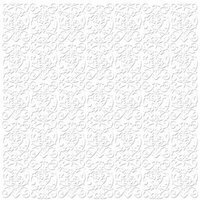 Bazzill - 12 x 12 Embossed Cardstock - Trellis - Bazzill White