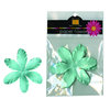 Bazzill Basics - Paper Flowers - 3.75 Inch Lily - Turquoise Mist, CLEARANCE