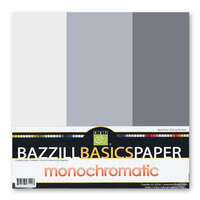 Bazzill - Monochromatic Trio Packs - 12 x 12 - Thunder