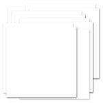 Bazzill Basics - Bulk Cardstock Pack - 15 Sheets - 12 x 12 Double Thick - White