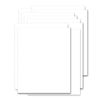 Bazzill Basics - Bulk Cardstock Pack - 15 Sheets - 8.5 x 11 Double Thick - White
