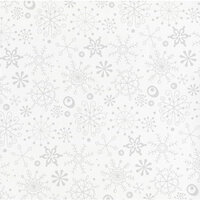 Bazzill - 12 x 12 Glazed Cardstock - Snow Flurry - Avalanche