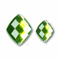 Bazzill Basics - Baubles Collection - Bling - Diamond - Emerald