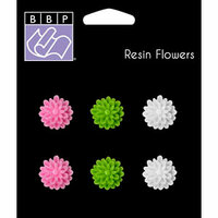 Bazzill Basics - Jaybird Street Collection - Resin Flowers