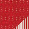Bazzill Basics - Worth Remembering Collection - 12 x 12 Double Sided Paper - Red Dot Tea Towel