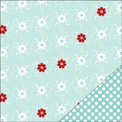 Bazzill Basics - Worth Remembering Collection - 12 x 12 Double Sided Paper - Dancing Daisies
