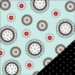 Bazzill Basics - Worth Remembering Collection - 12 x 12 Double Sided Paper - Medallion Table Cloth