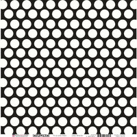 Bazzill Basics - Love Story Collection - 12 x 12 Double Sided Paper - Jumbo White Dot