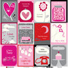 Bazzill Basics - Love Story Collection - 12 x 12 Double Sided Paper - Quirky Valentines