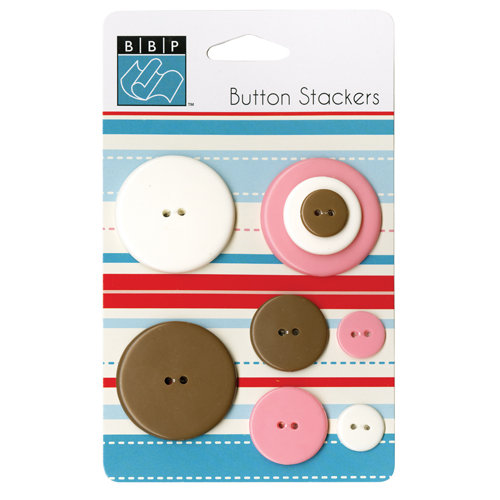 Bazzill Basics - Button Stackers - Circle