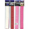 Bazzill - Love Story Collection - Just the Edge - 12 Inch Cardstock Strips - Perfectly Pleated