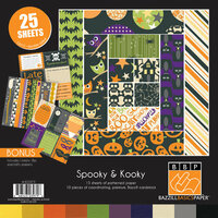 Bazzill Basics - Spooky and Kooky Collection - Halloween - 12 x 12 Assortment Pack