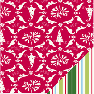 Bazzill Basics - Holiday Style Collection - Christmas - 12 x 12 Double Sided Paper - Classic Christmas