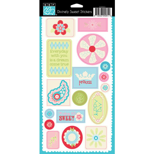 Bazzill Basics - Divinely Sweet Collection - Cardstock Stickers - Embellishments