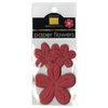 Bazzill - Paper Flowers - Posies - Red Devil